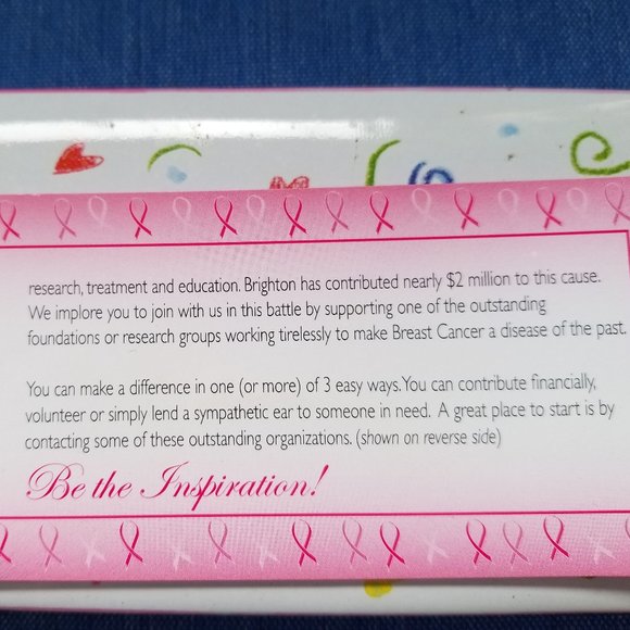 🩷Brighton Y2K Vintage Breast Cancer Encouragement Charm Bracelet - GPC🩷 - Picture 13 of 13